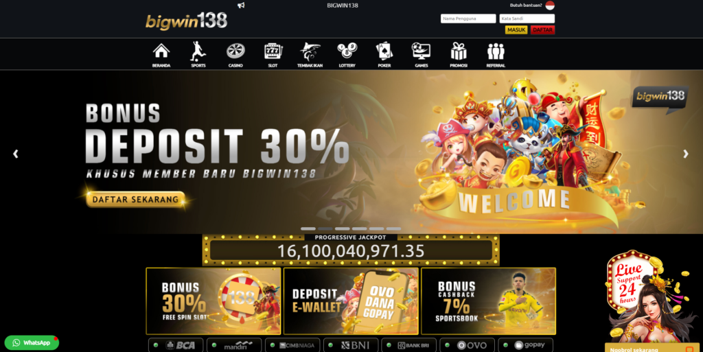 Bigwin138 Agen Slot Online Dengan Event Bonus Melimpah
