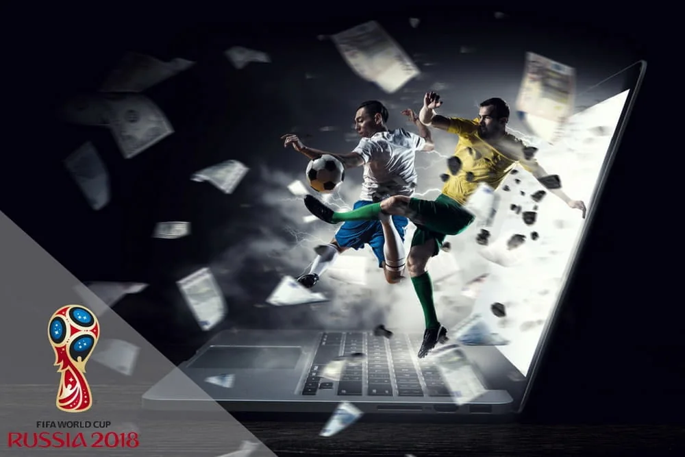 Pertandingan tim olahraga dalam suasana kompetitif